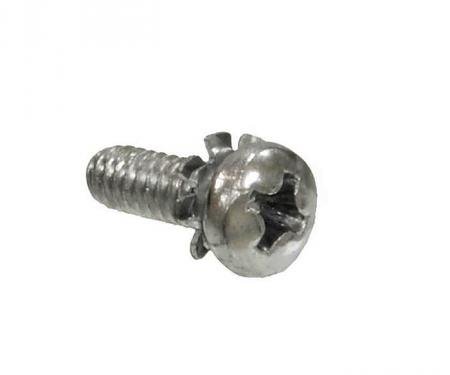 Corvette Glove Box Lock Retainer Screw/Washer, 1963-1967