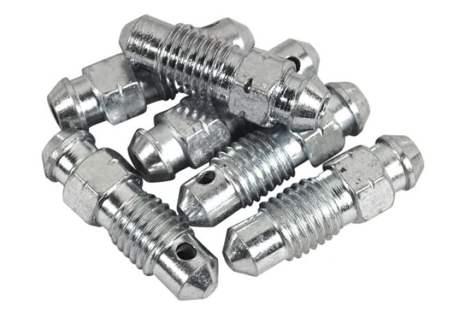 Redline Restomotive® 1965-1982 Chevrolet Corvette Brake Caliper Bleeder Screw Set