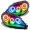 Oracle Lighting ColorSHIFT Triple Halo Kit, ColorSHIFT 2.0 2683T-333