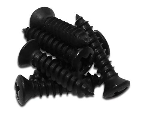 Corvette Windshield Pillar Post Screws, 6 Piece, 1984-1996