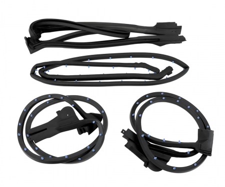 Corvette Weatherstrip Kit, Convertible Body 4 Piece, USA, 1990-1996