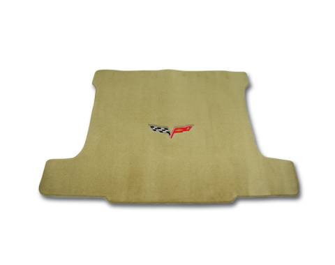 Corvette Cargo Mat, Cashmere with C6 Applq Coupe, 2005-2010