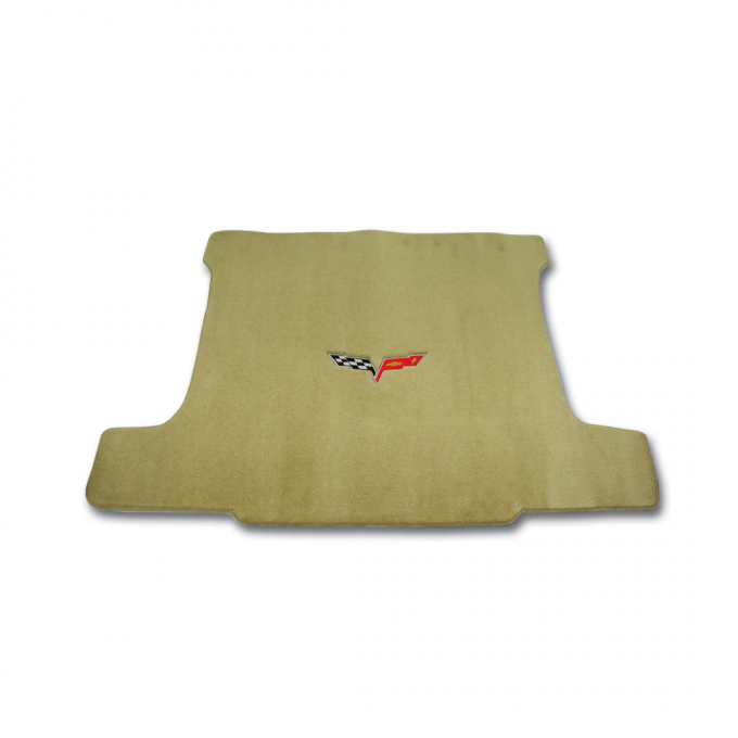 Corvette Cargo Mat, Cashmere with C6 Applq Coupe, 2005-2010