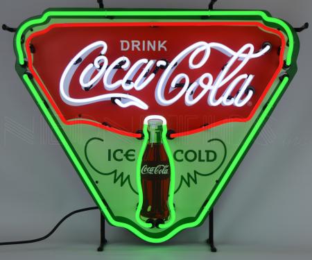 Neonetics Standard Size Neon Signs, Coca-Cola Ice Cold Shield Neon Sign