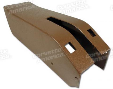 Corvette Park Brake Console, Power Windows, 1969-1976 | Dark Saddle (23), 1973