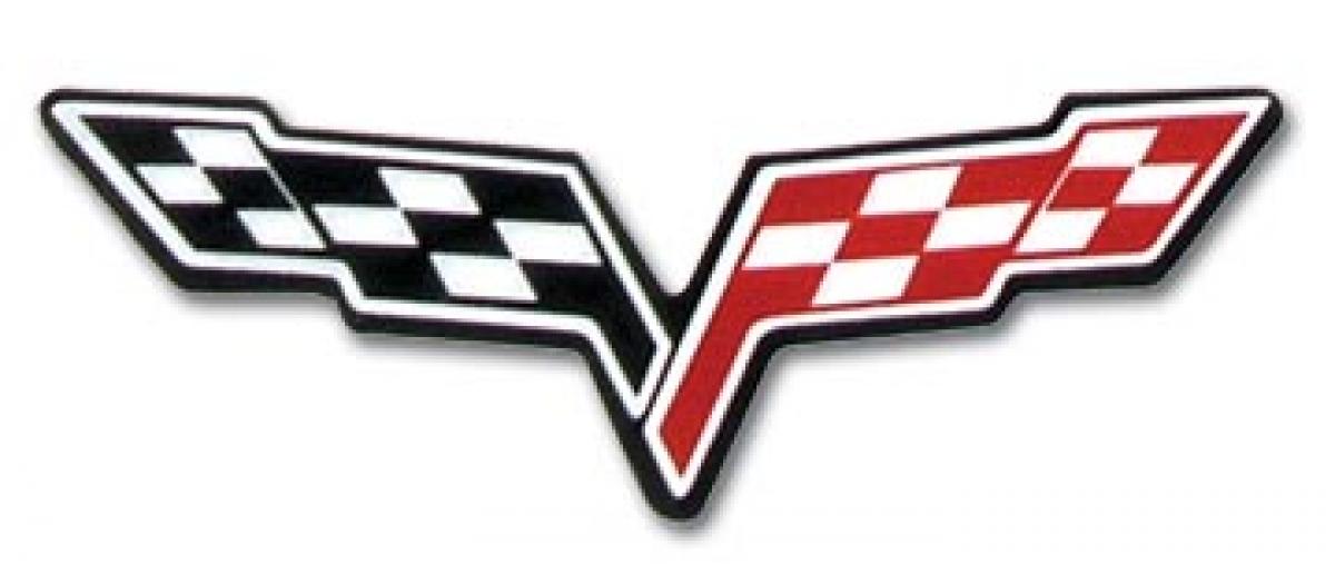 Corvette C6 Wheel Emblem, 2005-2013