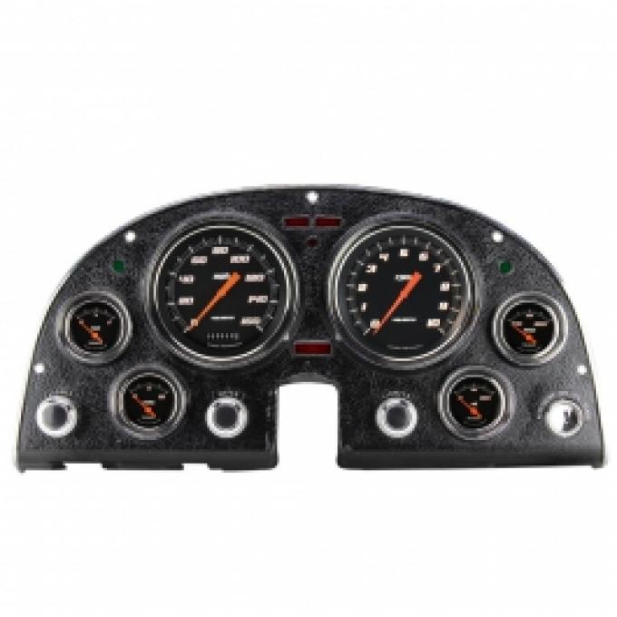 Corvette Updated Classic Instruments Gauge Kit, Velocity Black Series, 1963-1967