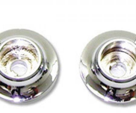 Classic Headquarters Inner Radio Knob Set-Stereo (Chrome) W-231A