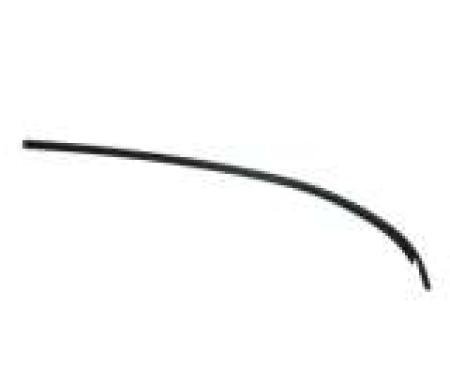 Corvette T-Top Front Molding, Left, Black, 1979-1982