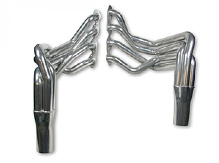 Corvette Hooker Super Competition Sidemount Headers Big Block, Chrome