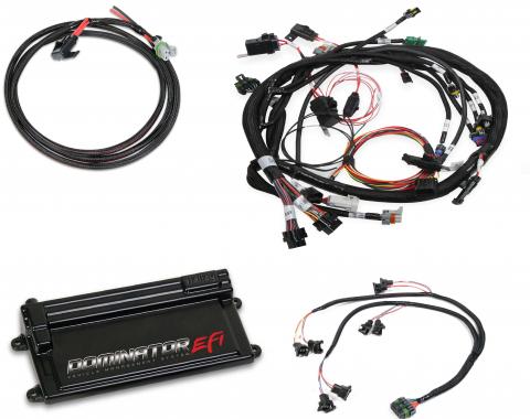 Holley EFI Dominator EFI Kit, Universal, COP Main Harness, with Coil on Plug Main and Sub Harness with EV1 Injector Harness 550-654