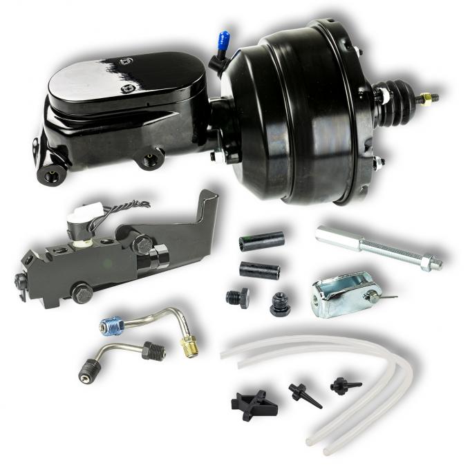 Right Stuff Disc /Drum, Black Booster & Master Cylinder Combination Kit B85315171