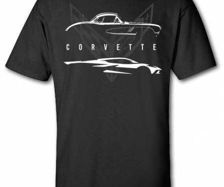 Corvette Classic & Current Black T-shirt