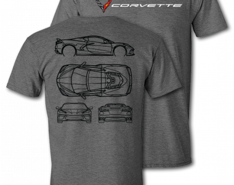 Corvette Engineer T-shirt, Deep Heather