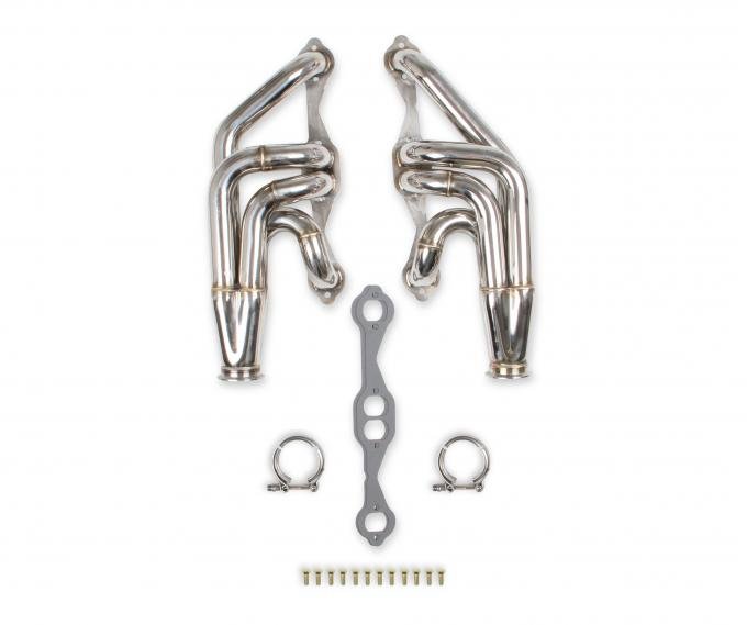 FlowTech Small Block Chevy Turbo Headers, Polished Finish 11570FLT