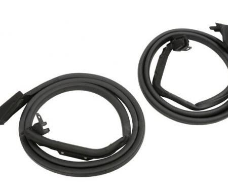 Fairchild Industries 1969-1975 Chevrolet Corvette Door Seal Kit, Latex Ends, Driver side and Passenger side KG3128