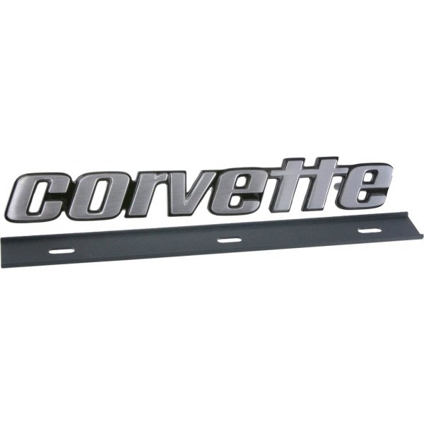 Corvette Bumper Emblem, Rear, Late 1976-1979