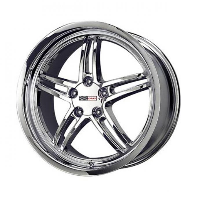 Corvette Cray Scorpion 20x9 Chrome, 1-Piece Wheel, 1984-2013