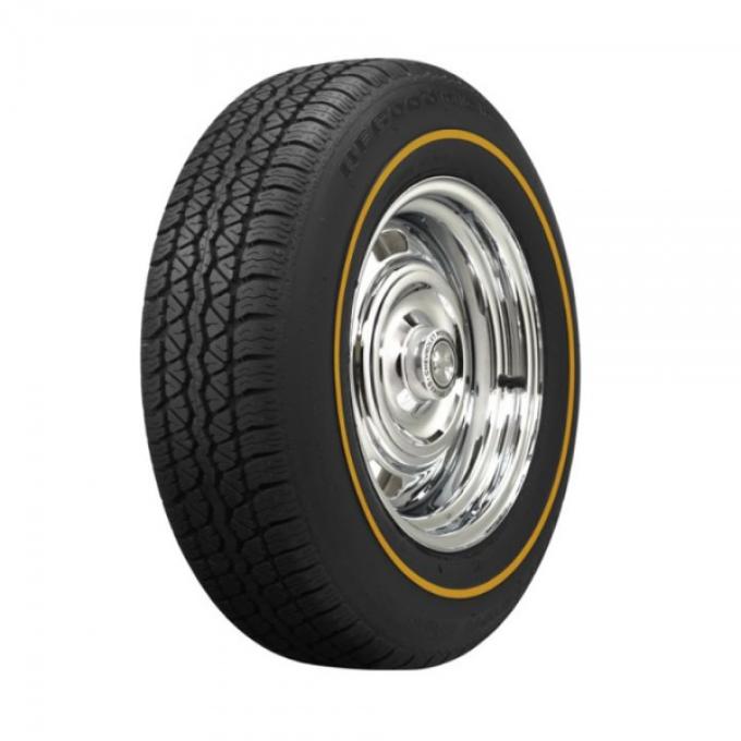 Corvette Tire, BFG Silvertown, 205/75R15, Gold Line Radial,1965-1966