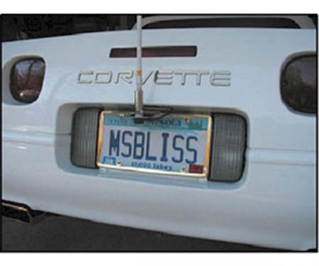 Corvette CB NGP Antenna System, With Quick Disconnect & RedAntenna Mast, 1984-1996