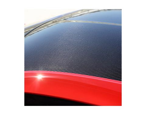 Corvette Stingray Roof Panel, Carbon Fiber, Torch Red Trim, 2014-2017