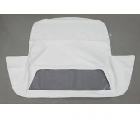 Corvette Convertible Vinyl Top, Arctic White, With Soft Window, 1989-1993