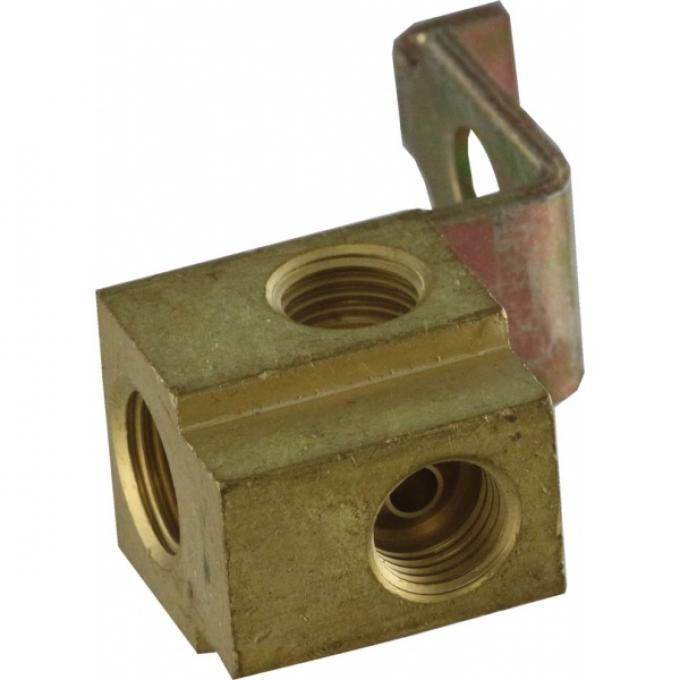 Corvette Brake Distribution Block, Left Front, 1963-1965