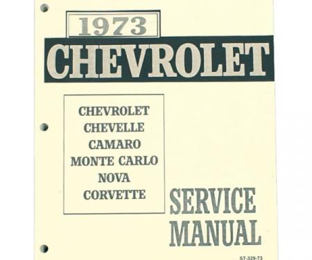 Corvette Service Manual, 1973