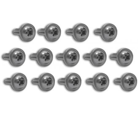 Corvette Kick Panel Screws, 14 Piece Set, 1963-1964