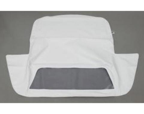 Corvette Convertible Vinyl Top, Arctic White, With Soft Window, 1989-1993