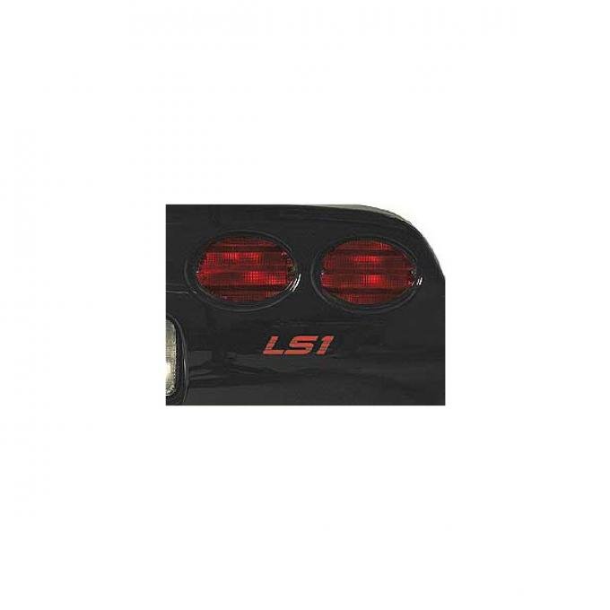 Corvette LS1 Decal Set, Red, 1997-2004