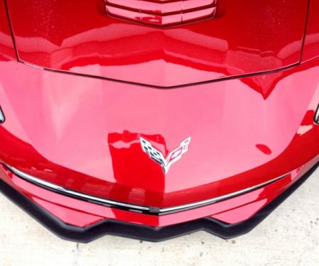 Corvette Flat Black Stingray Stage 2 Front Splitter, 2014-2017