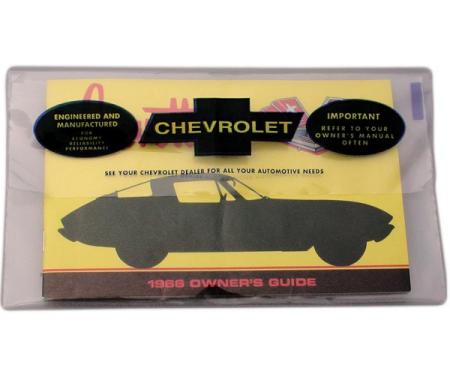 Corvette Owner's Manual Pouch, 1963-1966