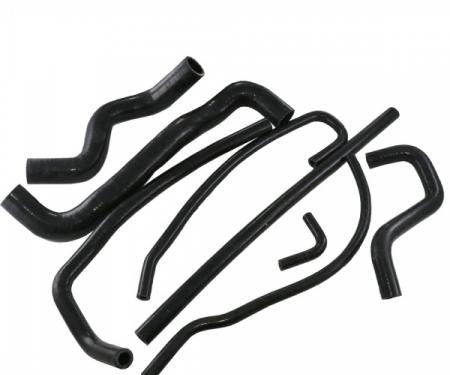 Corvette Radiator Hose Kit, Silicone, Black, 1997-2004