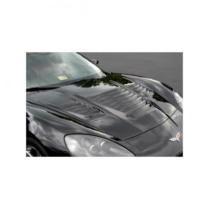 Corvette Hood, World Challenge Louvered Replica, 2005-2013