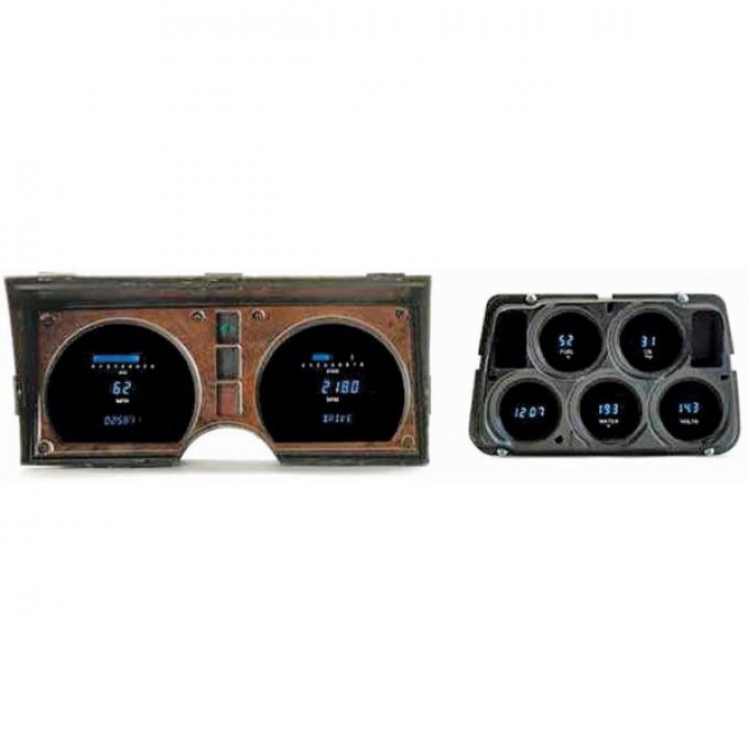 Corvette C3 VFD Series Digital Dash With Teal Display, 1978-1982