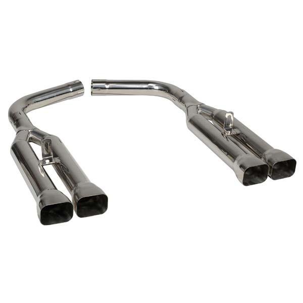 Corvette Quad Power Mufflers, Stainless Steel, Quad ZR1 ...