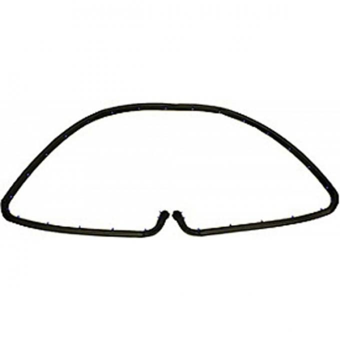 Corvette Convertible Top Compartment Deck Lid Weatherstrip,EDPM, 1986-1996