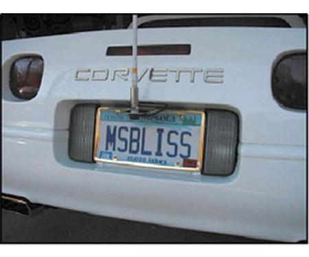 Corvette CB NGP Antenna System, With Quick Disconnect & Black Antenna Mast, 1984-1996