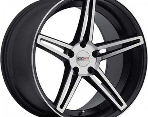 GM C7 Grand Sport Gloss Black Corvette Wheel & Michelin Tire
