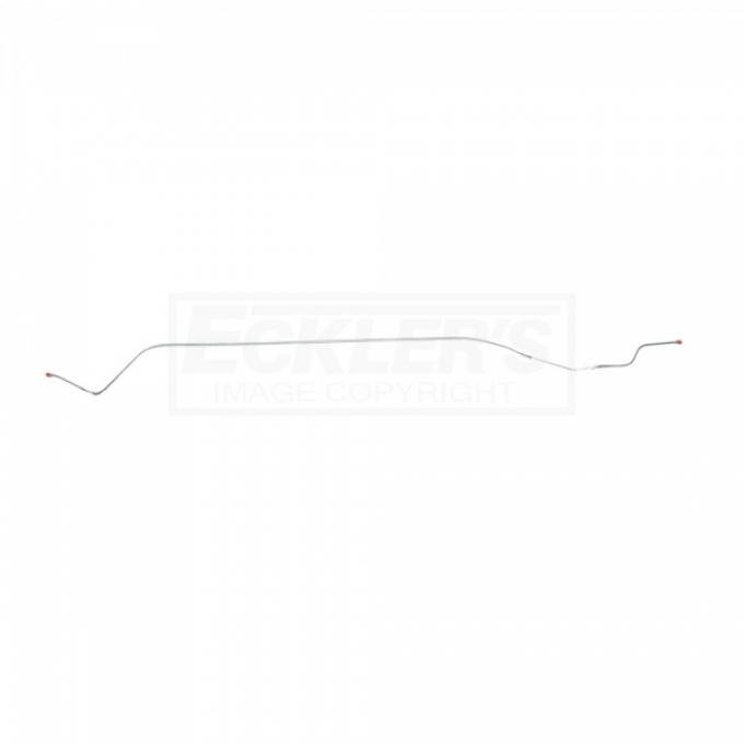 Corvette Front To Rear Brake Lines, Non-Power Brakes, 1/4 Inch Tubing, Stainless Steel, 1965-1966