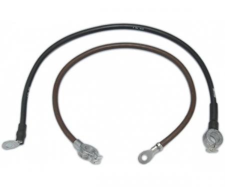 Lectric Limited 1966-1967 Chevrolet Corvette Spring Ring Battery Cables, Big Block, For Cars Without Air Conditioning BC2014