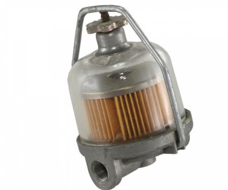 Chevy Fuel Filter Assembly, Glass Bowl, 1958-1972