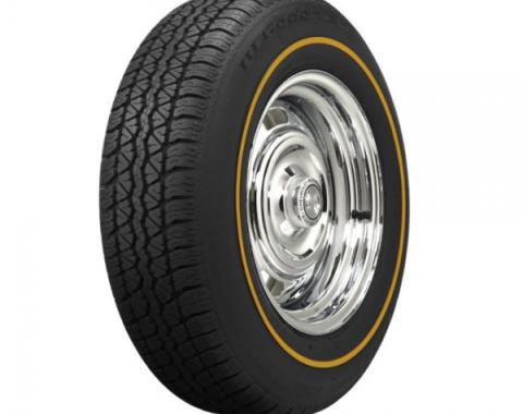 Corvette Tire, BFG Silvertown, 205/75R15, Gold Line Radial,1965-1966