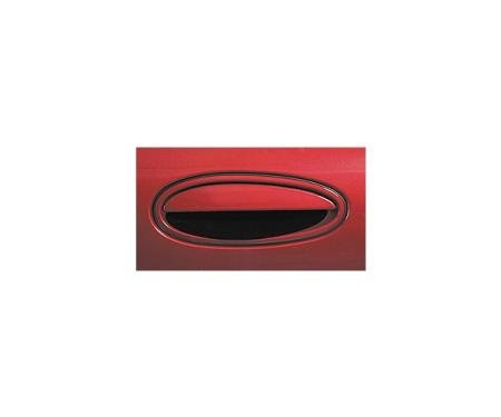 Corvette Door Entry Scratch Guards, Black, 2000-2004