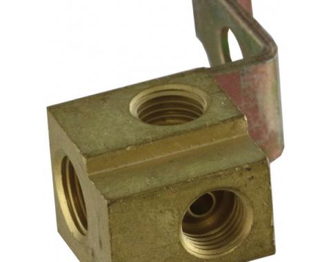 Corvette Brake Distribution Block, Left Front, 1963-1965