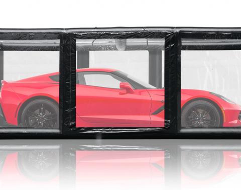 CarCapsule™ Showcase, Indoor Stacker Edition (Low Profile) CCSH18STACKER | Length 18'  (224 x 111 x 64 Inches)