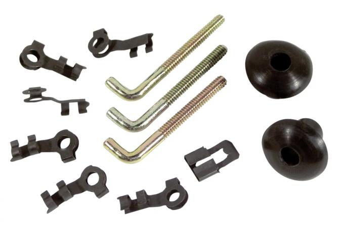 Corvette Door Lock Control Rod Rebuild Kit, 1968-1977