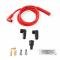 Accel Single Wire Replacement Kit, Staight and 90° Spark Plug Boots, Universal, Red 170500R