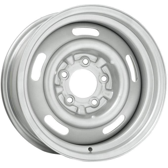 Wheel Vintiques 15x6 Corvette Style Rallye Silver  5x4.75" bolt  3.50" backspace 30-5634032